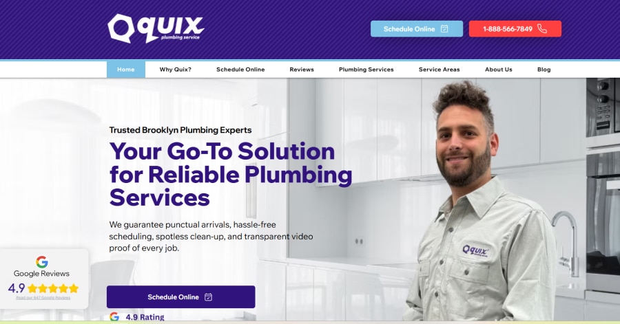 quixx website design small business